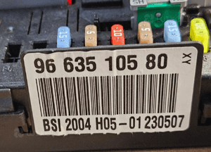 Citroen C5 I II moduł sterownik BSI-J03 9651196880  H04 9661940380 H05 9663510580 5