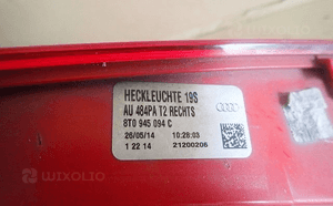 Lampa prawa tylna prawy tył audi A5 8T lift led 3