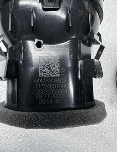 MERCEDES 447 lift kratka konsoli  czarna nawiew 4