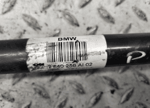 PÓŁOŚ prawy tył tylna 7640256 BMW F34 GT 3,0D 335D 4
