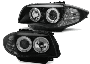 LAMPY REFLEKTORY Do  BMW 1 E87 E81 OD 2004 DO 2011 Roku  LED RINGI 3