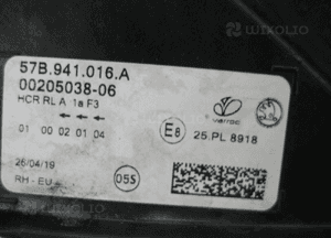 Skoda karoq led lampa przednia prawa 6
