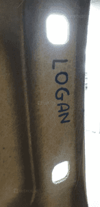Tapicerka podsufitka sufit komplet Dacia Logan 8