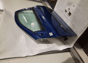 Drzwi przód przednie lewe do renault clio 3 iii 3D 3 drzwi terna niebieskie 4