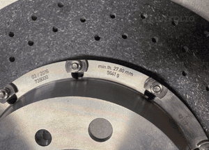 Porsche boxter s tarcza hamulcowa ceramika l 6