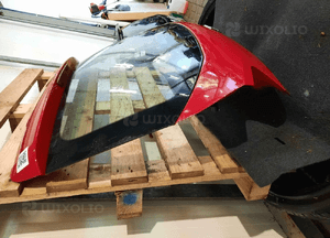 Klapa tył tylna bagażnika seat ibiza 4 iv 3D 3 drzwi hb LS3H czerwona 4