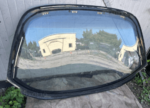 mercedes CL 215 szyba tył tylna grzana oryginał  uszczelka 5