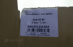 Spoiler listwa zderzaka tył audi A5 8W6 nowe oem 12