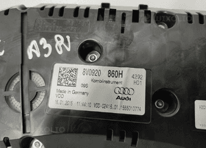 Licznik audi A3 8V 1.6 tdi 8V0920860H 2012-2016 europa 10