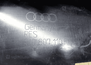 Spoiler zderzaka audi tt tts 8J0807110F 4