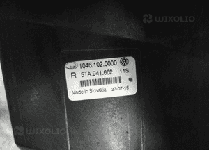 Vw touran ii 5TA halogen przedni prawy 5