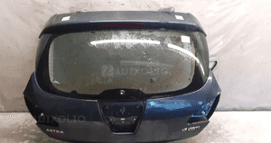 Klapa bagażnika tylna tył opel astra j iv 5D 5 drzwi hb Z168 popielata 1