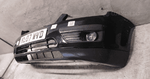 Zderzak przód przedni ford focus MK2 2 ii kod lakieru F3 czarny halogeny 4