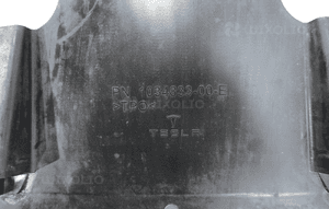Tesla model x 2015- listwa osłona dolna zderzaka przód 1034833-00-E 9