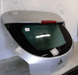 Klapa bagażnika tył tylna renault megane iii 3 coupe 3D 3 drzwi hb TED69 srebrny 3