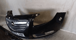 Zderzak przód przedni opel insignia i a 1 Z22C czarny halogeny 4