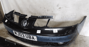 Zderzak przód przedni do renault espace halogeny spryskiwacze lamp xenon NV676 czarny 2