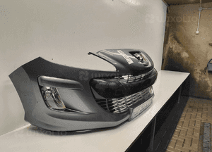 Zderzak przód przedni do peugeot 308 kth szary grafitowy halogeny 3