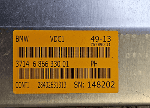 BMW X5 F15 moduł sterownik zawieszenia VDC1 6866330 2
