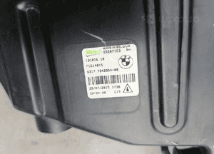 Halogen prawy Bmw 7 G11 G12 7342954 4