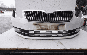 Zderzak przód halogeny skoda superb ii 2 lift LF9E 1