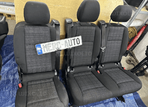Mercedes 447 Vito EQV metris fotel comfort  kanapa ławka  trójka 2+1  koziołek  kanapa v klasA 11