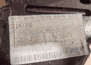 Belka wzmocnienie zderzaka tylnego opel combo d fiat doblo 2 ii 10-18 4