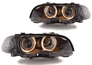 Lampy BMW E46 99-03R COUPE CABRIO SOCZEWKI Ringi 1