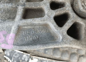 Lapa 8E0399115AK Podpora Mocowanie Wspornik Poduszka Skrzyni 6 Biegow Quattro 4x4 2.0 TDI Audi A4 B 3