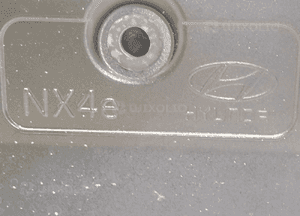 Hyundai tucson iv 4 2021- spoiler dokładka klapy tył tylna lotka oryginał kompletna 12