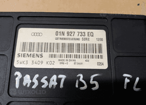 Moduł sterownik skrzyni biegów automat VW Passat B5 2.0 16V 01N927733EQ 4