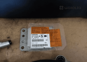 Zaślepka konsoli poduszki pasy AIRBAG zestaw naprawczy Nissan Note E11 5