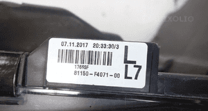 Toyota c-hr 2016- lampa lewa przód przednia full led 81150-F4071-00 11