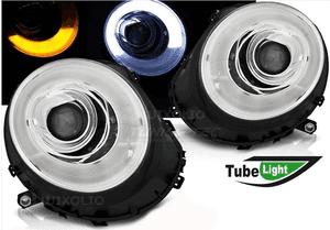 LAMPY Reflektory MINI COOPER 06-14R CHROM LED 1