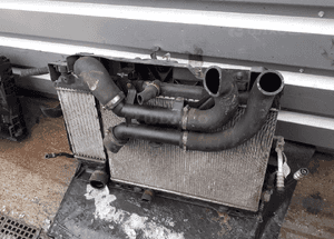 Peugeot 407 Citroen C5 1.6 HDi pas przedni chłodnica wentylator intercooler 6