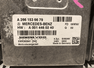 Komputer silnika mercedes a W169 b W245 2661536679 2