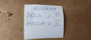 Uszczelka drzwi lewy przód przednia lewa Mazda 6 II 5