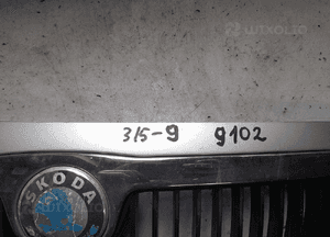 Skoda Fabia 1 99-07 atrapa grill atrapka 9102 Srebrny 2