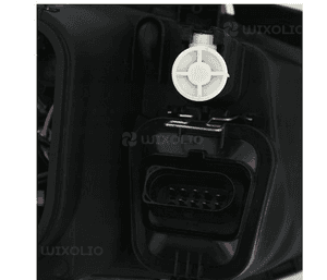 Lampy Reflektory + HALOGEN VW GOLF IV 4 BLACK 5