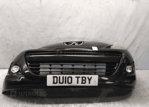 Zderzak przód przedni peugeot 207 lift fl exl exld czarny halogeny 1