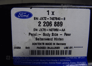Błotnik prawy tył tylny focus MK3 JX72-7427840-B 7