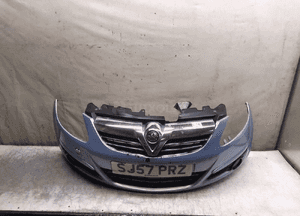 Zderzak przód przedni opel corsa d Z21C błękitny 1