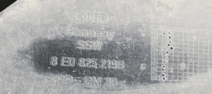 Osłona płyta podwozia tył tylna Audi A4 B6 8E0825219B 5
