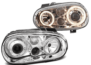 Lampy Reflektory VW GOLF IV 4 RINGI + HALOGENY 5