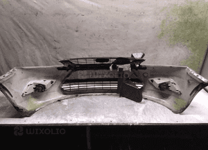 Zderzak przód przedni ford focus MK.2 2 ii 03 srebrny lift fl halogeny 4