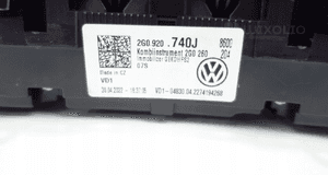 Licznik zegar volkswagen polo vi t-cross 15502 km 2G0920740J 7