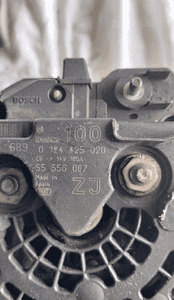 Alternator opel astra h zafira b 1.6 16V Z16XEP 55556067 0124425020 8