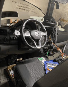 Sprinter 906 crafter  przekładka Anglika Maglownica konsola dywany 5