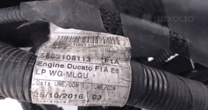 WIĄZKA INSTALACJA SILNIKA FIAT DUCATO 2,3 E6 14- 5802108113 NO I01/031 2