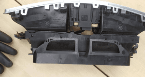 mercedes s 221 cl 216 panel zegarek kratka panel klimatyzacji ramka dekor 4